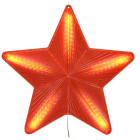 Étoile lumineuse rouge effet fuyant 50 cm 60 led cadeaux creation