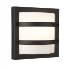 Applique led outdoor, en fonte d'aluminium anthracite et polycarbonate