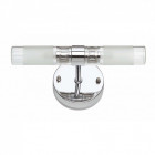 Applique salle de bains chrome relax 2 ampoules