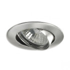 Plafonnier chromé techno 1 ampoule 2 cm