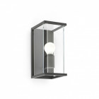 Aplique murale de jardin gris foncé nala 1 ampoule