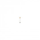 Lampadaire drum, laiton antique, avec abat-jour