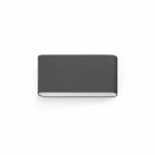 Aplique murale de jardin gris foncé aday h9
