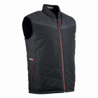 Gilet de travail bodywarmer matelassé réversible FACOM Flag Noir/Rouge Taille XL - FXWW5010E-XL