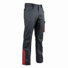 Pantalon stretch FACOM Steps Noir/Gris/Rouge Taille 52 - FXWW1010E-52