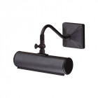 Applique picture light, noir, 19 cm
