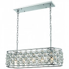 Suspension en cristal sandbanks 5 lumières