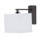 Applique murale noire megapolis 1 ampoule 20 cm