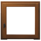 Fenêtre 1 vantail en bois hauteur 95 x largeur 40 tirant droite – cotes tableau