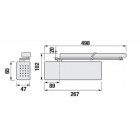 Ferme-porte DORMA TS 91 CONTUR TYPE G 3 EN DORMA FRANCE SAS 41030101