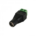 Fiche Cc 5.5 X 2.5Mm Femelle Vers Connexion À Vis (5 Pcs)