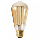 Ampoule led st64 edison e27 2 watt (eq. 15 watt) girard sudron - couleur - blanc chaud 2100°k, finition - ambrée