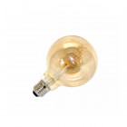 Ampoule led filament e27 globe 4 watt (eq. 25 watt) vintage - couleur - ambre