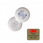 Filtres anti-poussières 3m 2125 p2r x 2