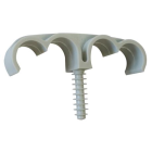 Fixation de gaines et tubes ING FIXATION Fix-ring Quadruple - Ø 20 mm - Boîte de 50 - A302500