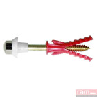 FIXATION WC ET BIDET - Cheville par écrou borgne