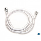 Flexible de douche argent poli anti-torsion en PVC renforcé NF - Longueur du flexible au choix