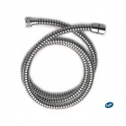 Flexible de douche noir et chromé anti-torsion en PVC renforcé NF Longueur du flexible - 1,75 m