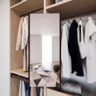 Miroir extractible pour l'intérieur de l'armoire - Couleurs aux choix