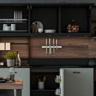 Barre magnétique pour couteaux de cuisine, Acier inoxydable