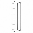 Structure pour étagère Lader, 1790, Peint en noir, Acier, 1 ut. Structure pour étagère Lader, 1790, Peint en noir, Acier, 1 ut.