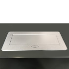 Multiconnecteur Atom 26 Lite pour bureau, 225x111mm, Peint en aluminium, Zamak et Acier et Plastique