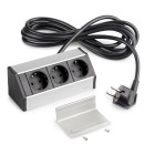 Multiconnecteur V Dock, Anodisé mat, Plastique et Aluminium