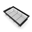Kit de panier et cadre coulissant à fermeture souple pour armoire, réglable - Dimensions et couleurs aux choix