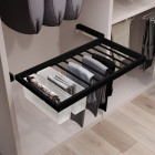 Kit de tringles à pantalons Hack pour armoires - Dimensions et couleurs aux choix