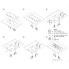 Multiconnecteur Atom 26 A+C pour bureau, EU, Acier et Plastique et Zamak, couleur au choix