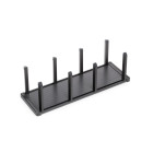 Orderbox porte-assiettes vertical pour tiroir, 159x468mm, Aluminium et Plastique, Gris antracite