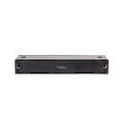 Connecteur USB A+C Linky (81x12mm), 5V DC 2A (10W), Plastique noir, Plastique