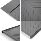 Protecteurs fond pour la cuisine Sink, M60, 567x580mm, épaisseur de la planchet 16mm, découpable, Plastique, Gris antracite