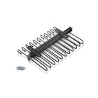 Porte-pantalons extractible, 11 tiges, guides d'extraction totale, Acier, Titane Porte-pantalons extractible, 11 tiges, guides d'extraction totale, Acier, Titane