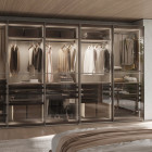 Rack avec glissières à extension totale et à fermeture douce pour accessoires d'armoire Quartz, 962-988mm, Aluminium et plastique, Titane