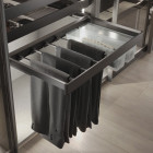 Kit de porte pantalon à 7 tringles et rack ajustable Quartz pour armoires