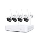 Kit vidéosurveillance numérique wifi 4 caméras 1080p - foscam