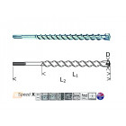 Foret à béton à queue sds-max speed-x sds-max-7 ø16mm longueur 340mm bosch 2608586751