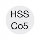 Foret hélicoïdal avec queue cylindrique courte, en acier à coupe rapide à 5 % de cobalt, type Ti, DIN 338, surface sans revêtement, Ø h8 : 3,90 mm Foret hélicoïdal avec queue cylindrique courte, en acier à coupe rapide à 5 % de cobalt, type Ti, DIN 338, surface sans revêtement, Ø h8 : 3,90 mm