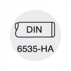 Foret hélicoïdal en carbure monobloc, SuperLine, 5 x D, DIN 6535-HA, surface FIRE, Ø m7 : 12,50 mm, Long. totale 124 mm, Long. hélice 77 mm Foret hélicoïdal en carbure monobloc, SuperLine, 5 x D, DIN 6535-HA, surface FIRE, Ø m7 : 12,50 mm, Long. totale 124 mm, Long. hélice 77 mm