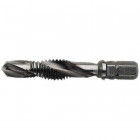 Foret taradeur à queue hexagonale 1/4'', Filetage : M5, Pas 0,80 mm, Ø du foret hélicoïdal 4,2 mm, Long. totale : 41 mm