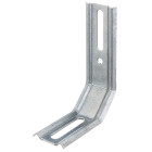 Equerre 3 pans 45 degrés 100x72x30 Galva Alberts - 341374