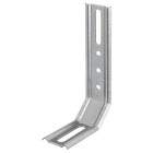 Equerre 3 pans 45 degrés 130x72x30 Galva Alberts - 341398