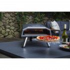 Four a pizza à gaz 4400w pizza ø 30 cm allumage piézo intégré 450°c cuisson 3 min sahara z12 haute qualité