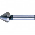 Fraise conique 60°, à chanfreiner et ébavurer, Ø nominal : 20,0 mm, Plus petit Ø 5,1 mm, Long. totale 67 mm, queue Ø 10 mm