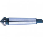 Fraise conique 90°, à chanfreiner et ébavurer, avec queue cône Morse, Ø nominal : 63,0 mm, Plus petit Ø 16,0 mm, Long. totale 180 mm, Queue CM : 4