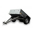 Remorque 150 x 106 cm de la marque unitrailer, modèle garden trailer 150