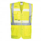 Gilet haute visibilité exécutif portwest glowtex - Couleur et taille au choix