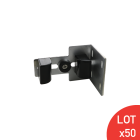 Gâche pour portail coulissant 3 fonctions noir