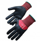 Gant anti coupure singer taille 11 tricoté nitrile enduit picots pouce et index renforcés paume mousse